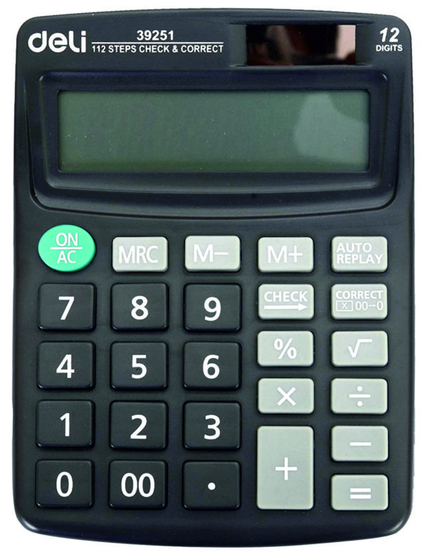 Deli W39251 Chk Palm Calculator