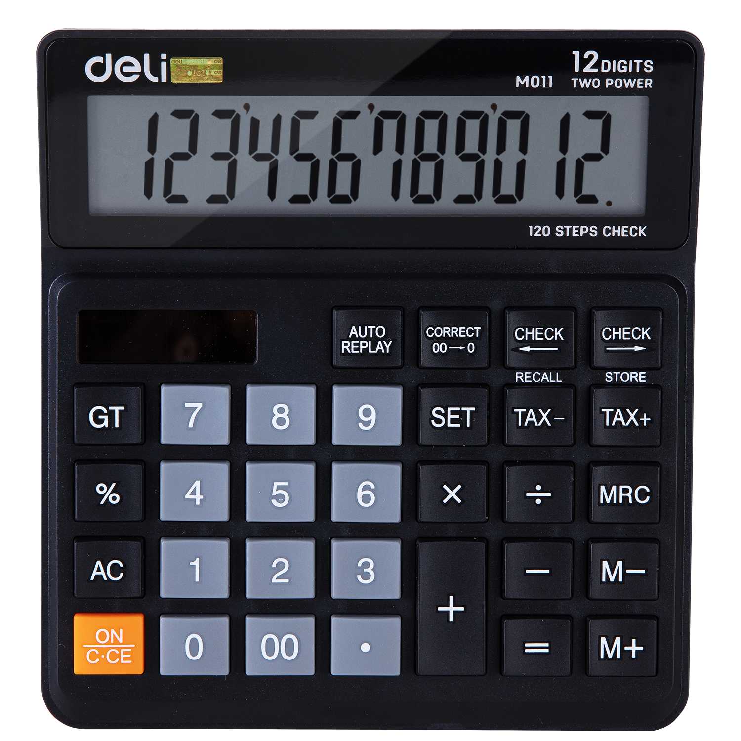 Deli Desktop Calculator BLACK WM01120