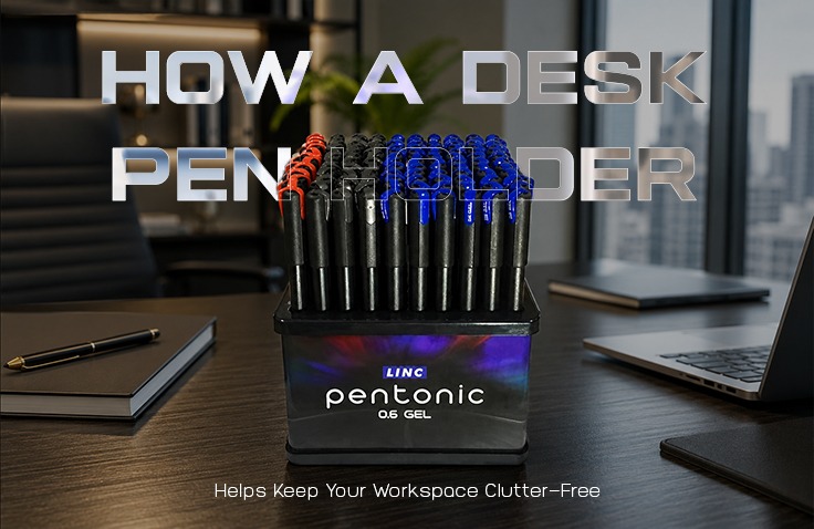 How a Desk Pen Holder Helps Keep Your Workspace Clutter-Free
